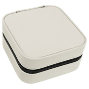 Custom 4x4 Leatherette Travel Jewelry Box - Etch to Black - DecalFreakz