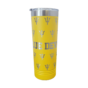 Gaylord Blue Devil 22oz Wrapped Skinny Tumbler - DecalFreakz