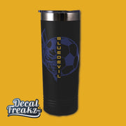 Gaylord Soccer 22oz Skinny Tumbler - DecalFreakz