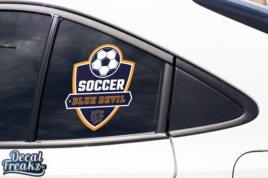 Gaylord Soccer Badge Decal