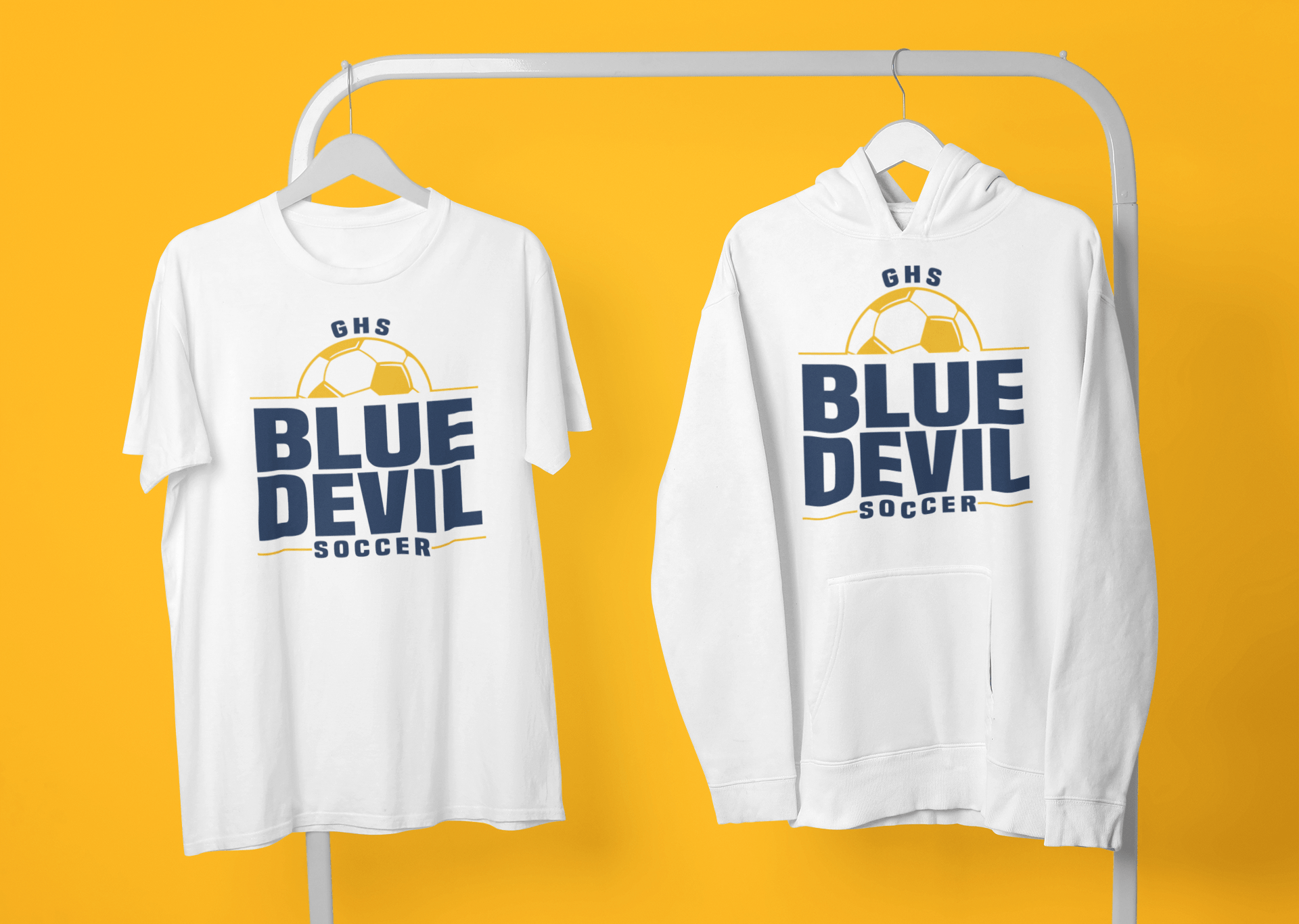 GHS Blue Devil Soccer Tee or Hoodie - DecalFreakz