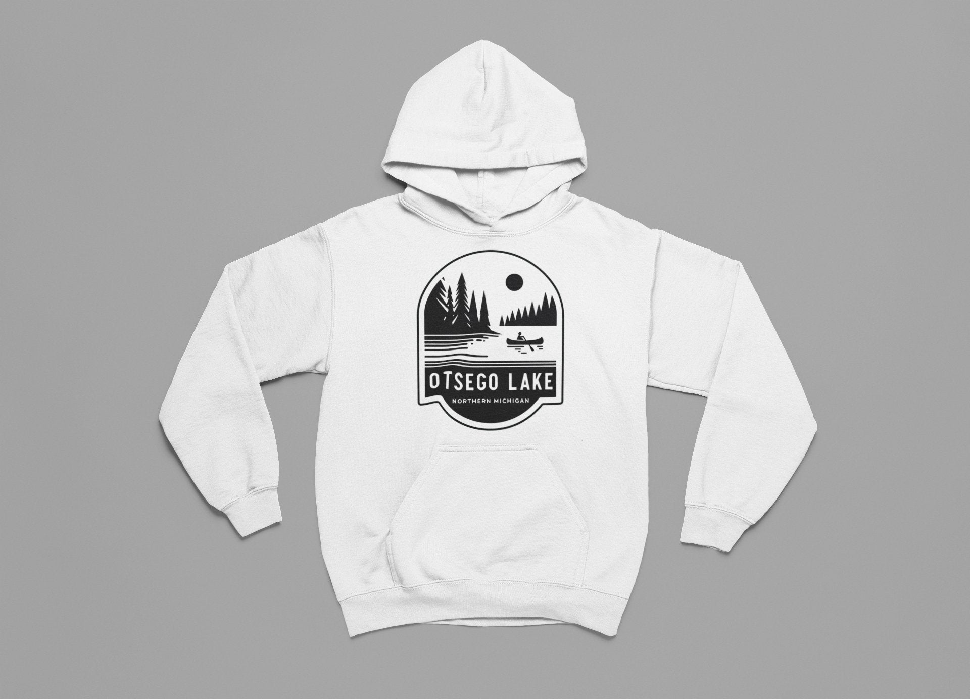Otsego Lake Northern Michigan Sweatshirt - DecalFreakz