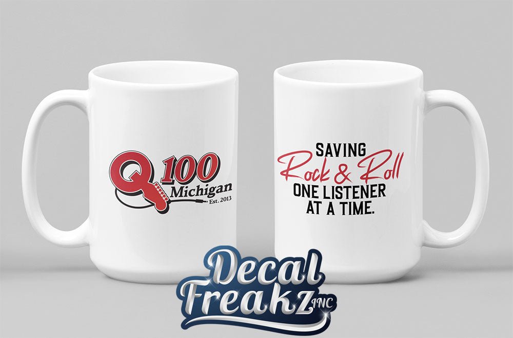 Q100 Saving Rock 15oz Coffee Mug - DecalFreakz