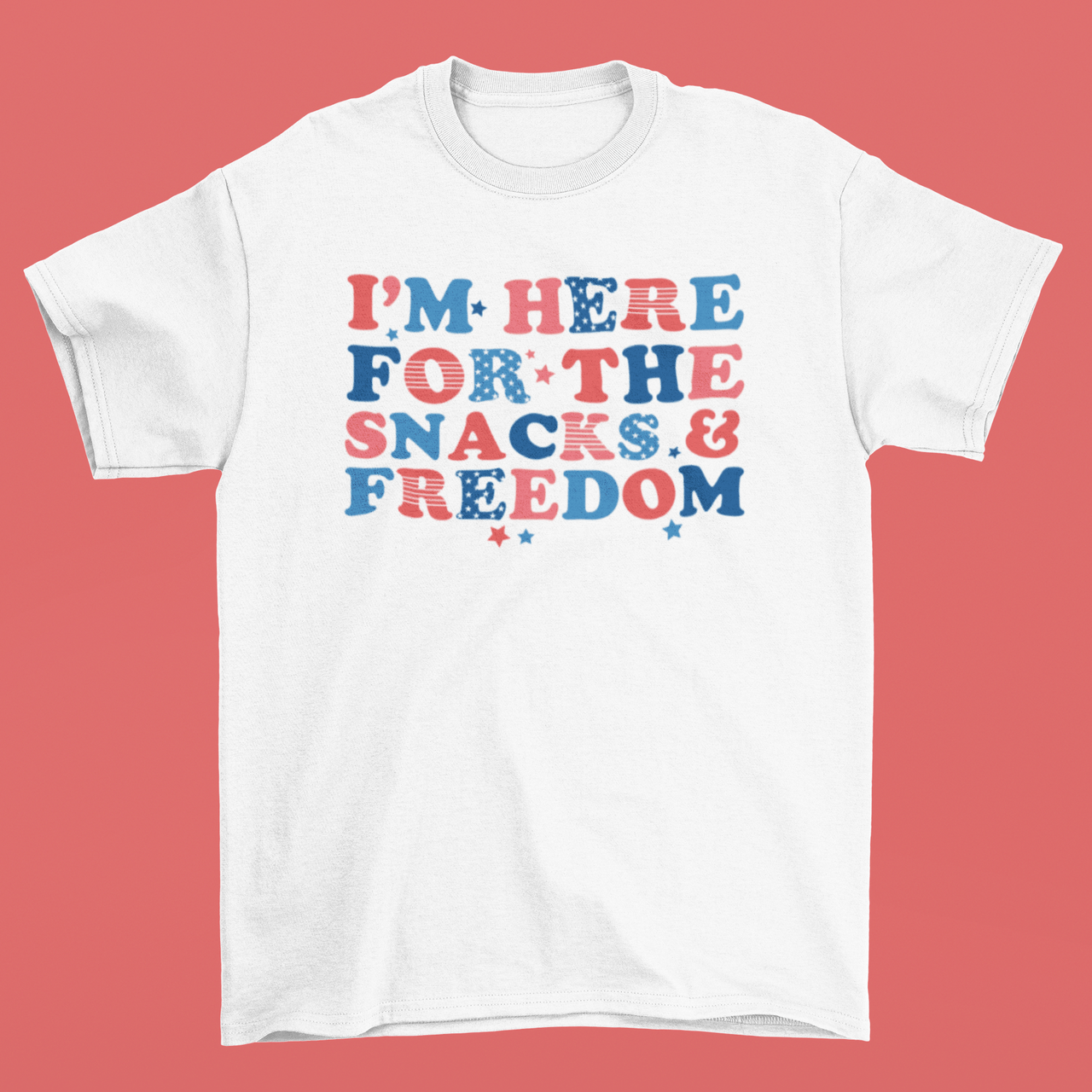 Snacks and Freedom T-Shirt - DecalFreakz