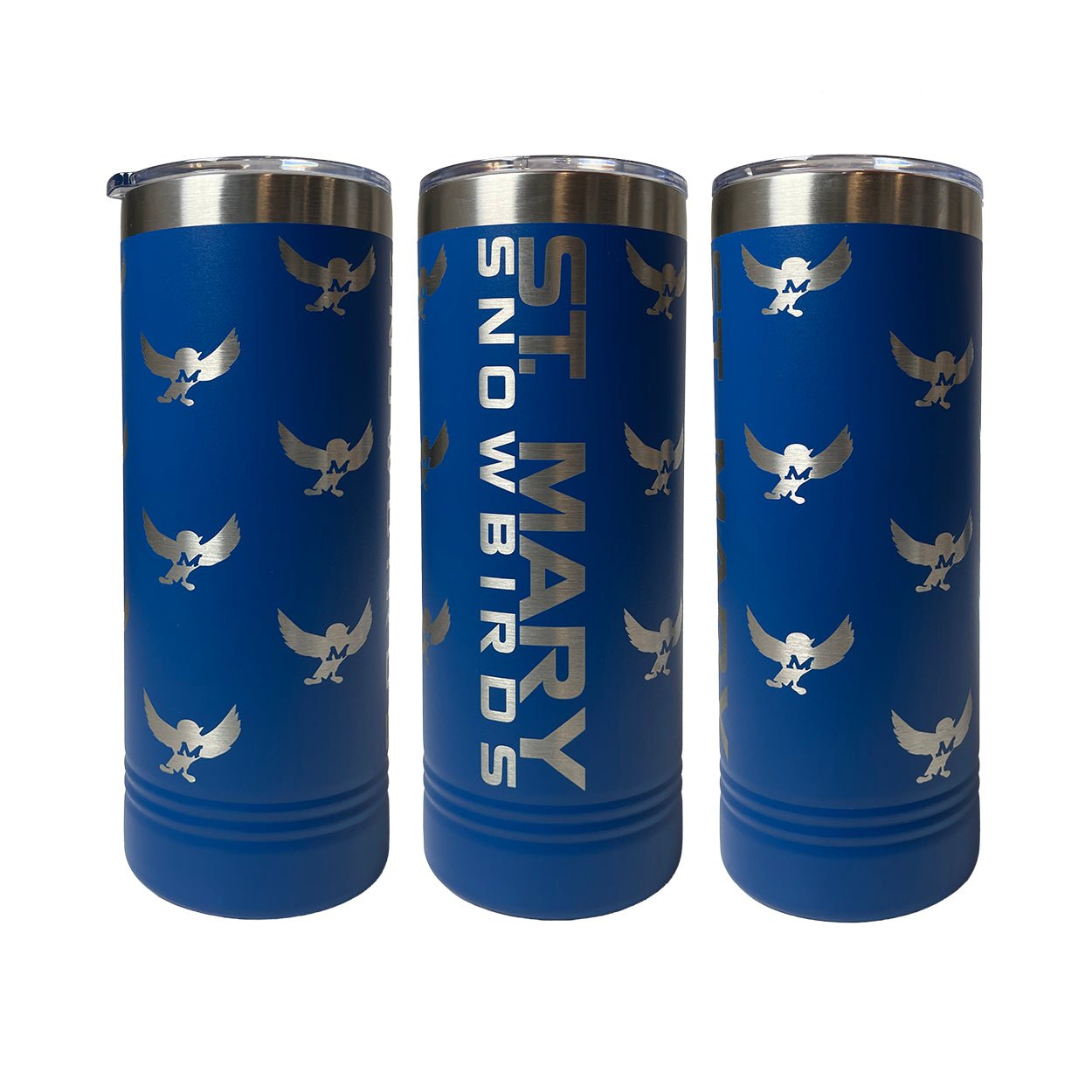 St. Mary Scattered Snowbirds etch Tumbler - DecalFreakz