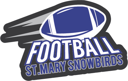 St. Mary Snowbirds Football Decal - DecalFreakz