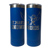 St. Mary Snowbirds Stacked etch Tumbler - DecalFreakz