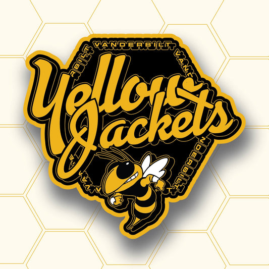 Vanderbilt Yellow Jackets 6in Decal - DecalFreakz