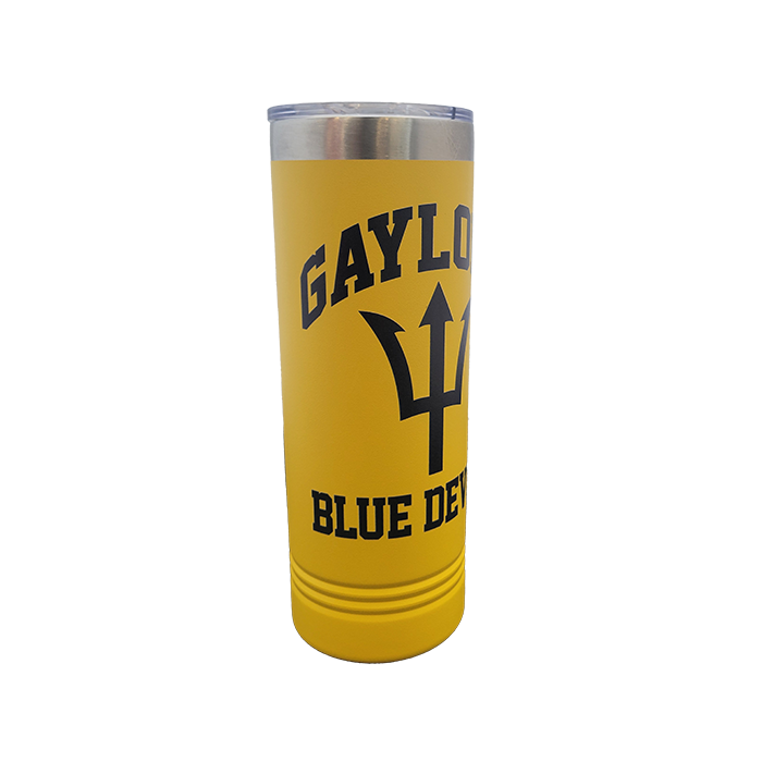 Gaylord Blue Devil 22oz Skinny Tumbler