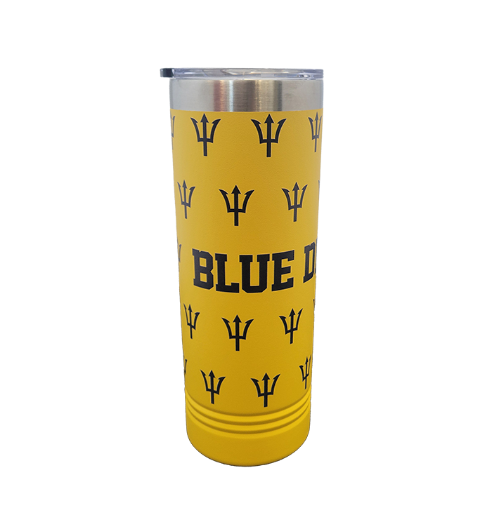 Gaylord Blue Devil 22oz Wrapped Skinny Tumbler