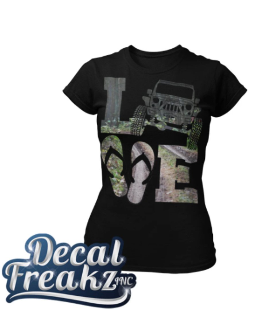 4X4 LOVE Trail - Tank, T-Shirt, Hoodie With FREE Decal
