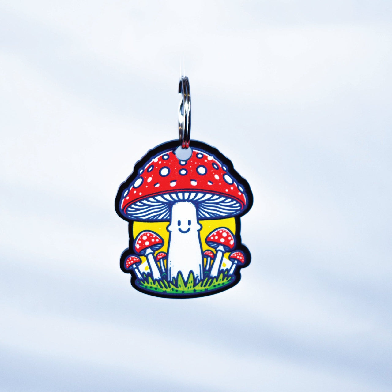 Acrylic Mushroom Keychain - DecalFreakz