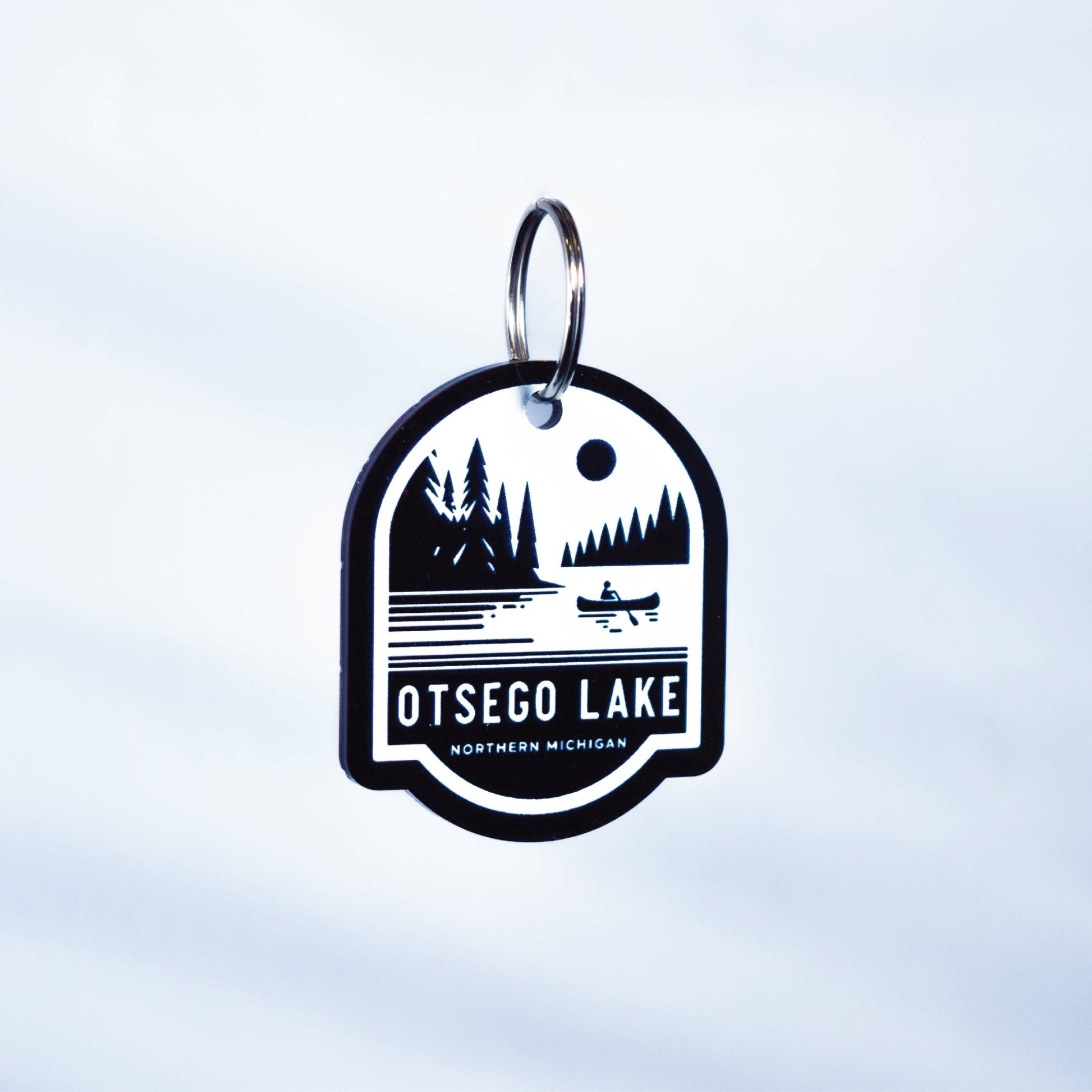 Acrylic Otsego Lake Northern Michigan Key Chain - DecalFreakz
