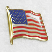 American Flag Lapel Pin – Metal with Epoxy Dome - DecalFreakz