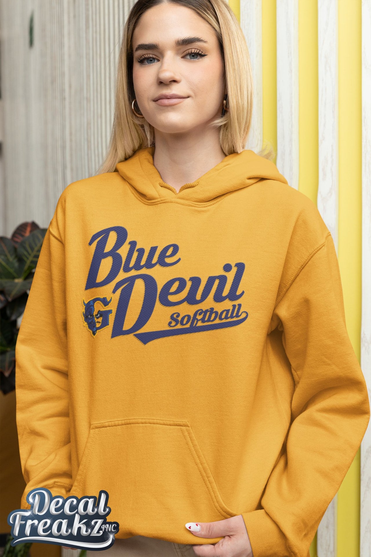 Blue Devil Softball Swoosh Hoodie