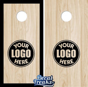 CUSTOM Cornhole Decal set - your personal artwork/design - DecalFreakz