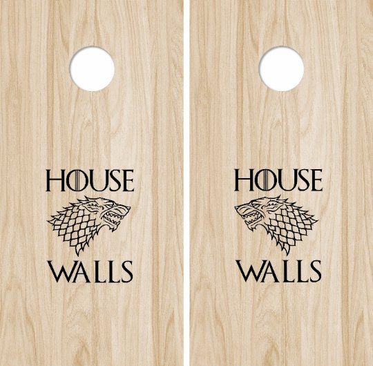 CUSTOM Cornhole Decal set - your personal artwork/design - DecalFreakz