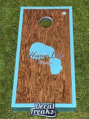 CUSTOM Cornhole Decal set - your personal artwork/design - DecalFreakz