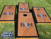 CUSTOM Cornhole Decal set - your personal artwork/design - DecalFreakz