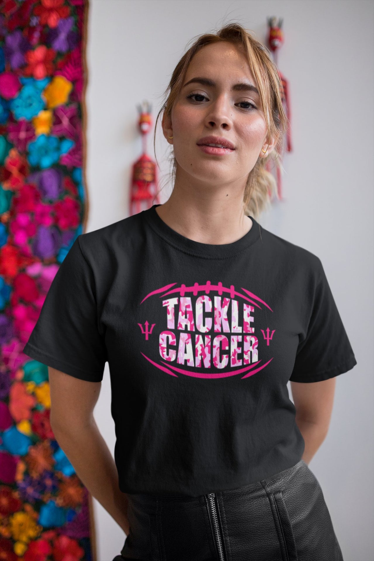 Custom Tackle Cancer - t-shirt - DecalFreakz