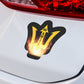 Customizable Flaming Trident Decal