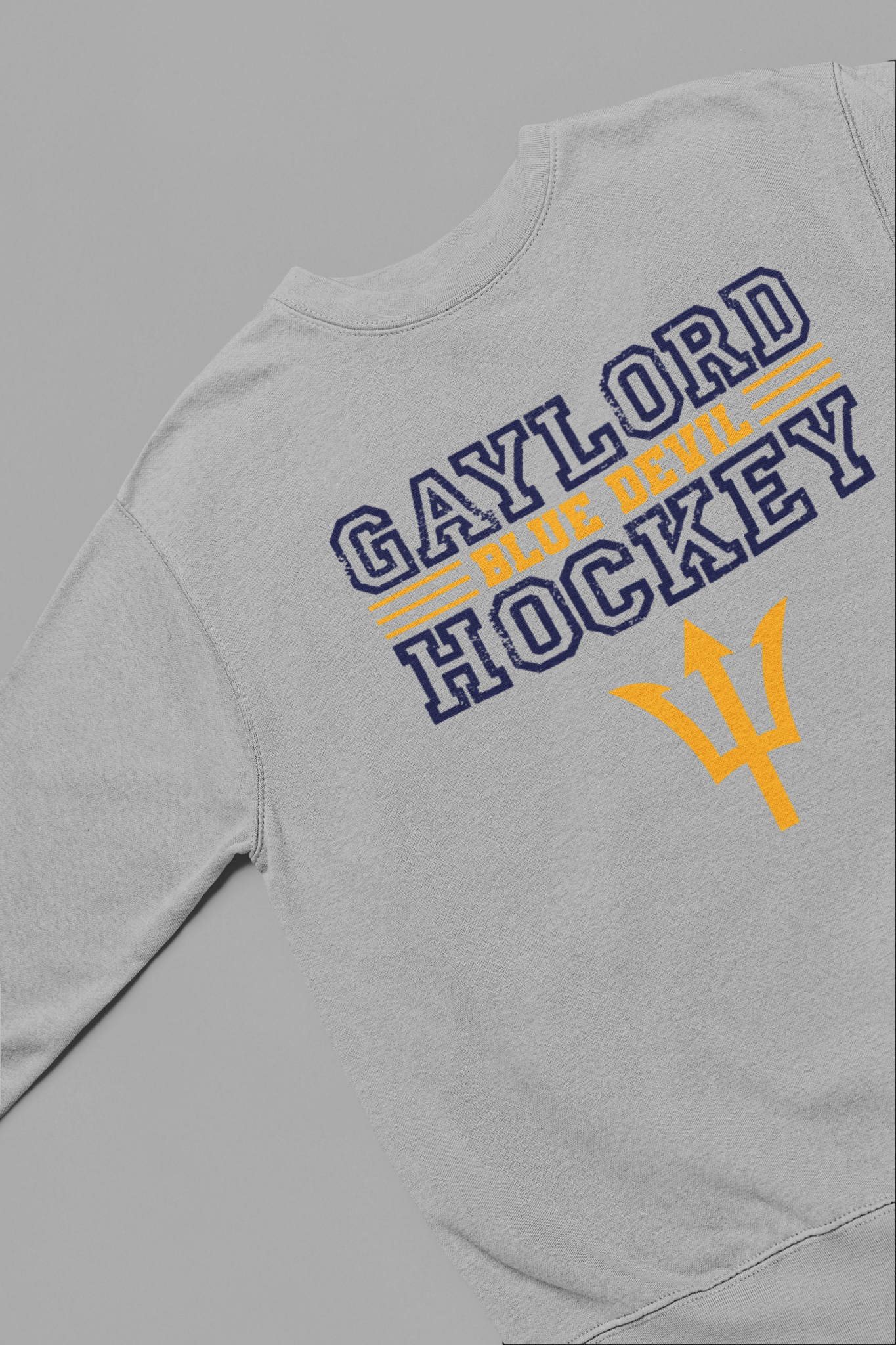 Distressed Gaylord Blue Devil Sweatshirt - DecalFreakz