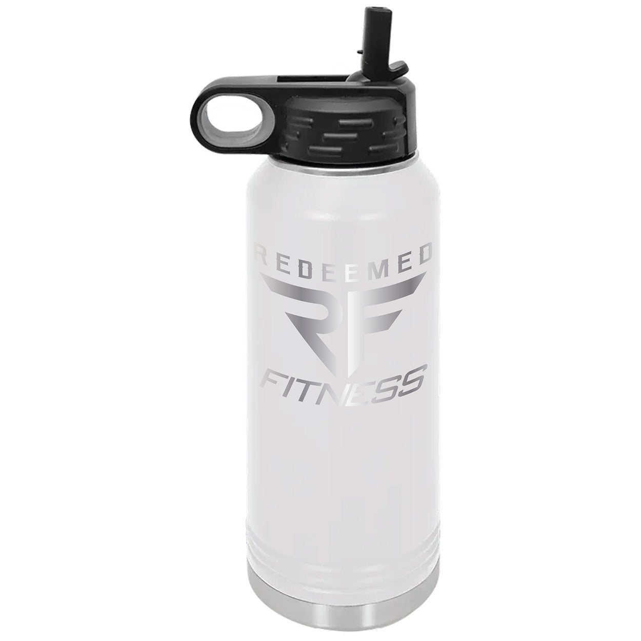 Engraved Redeemed Fitness WaterBottle - DecalFreakz
