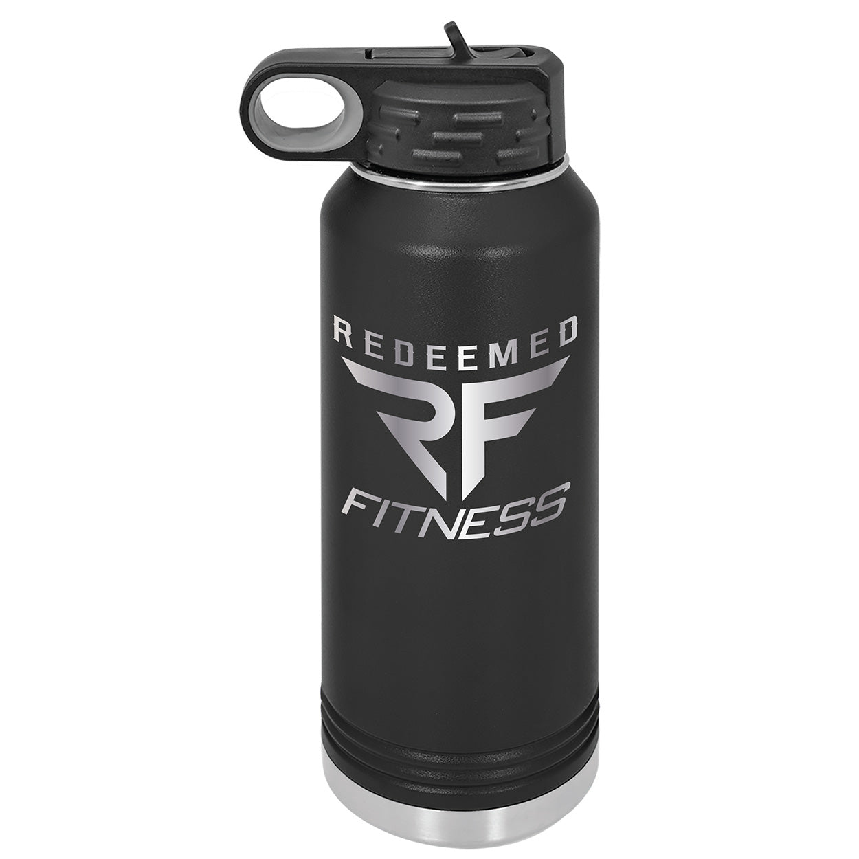 Engraved Redeemed Fitness WaterBottle - DecalFreakz
