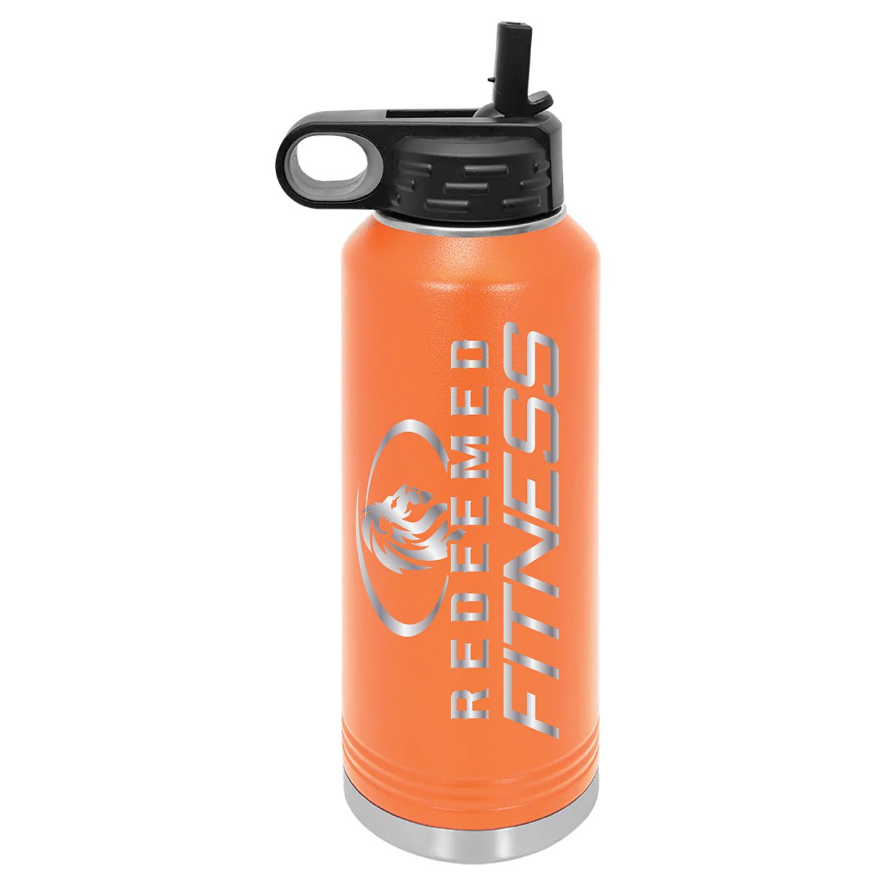 Engraved Redeemed Fitness WaterBottle - DecalFreakz