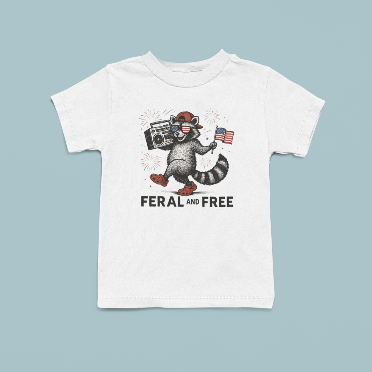 Feral and Free Youth Tee - DecalFreakz