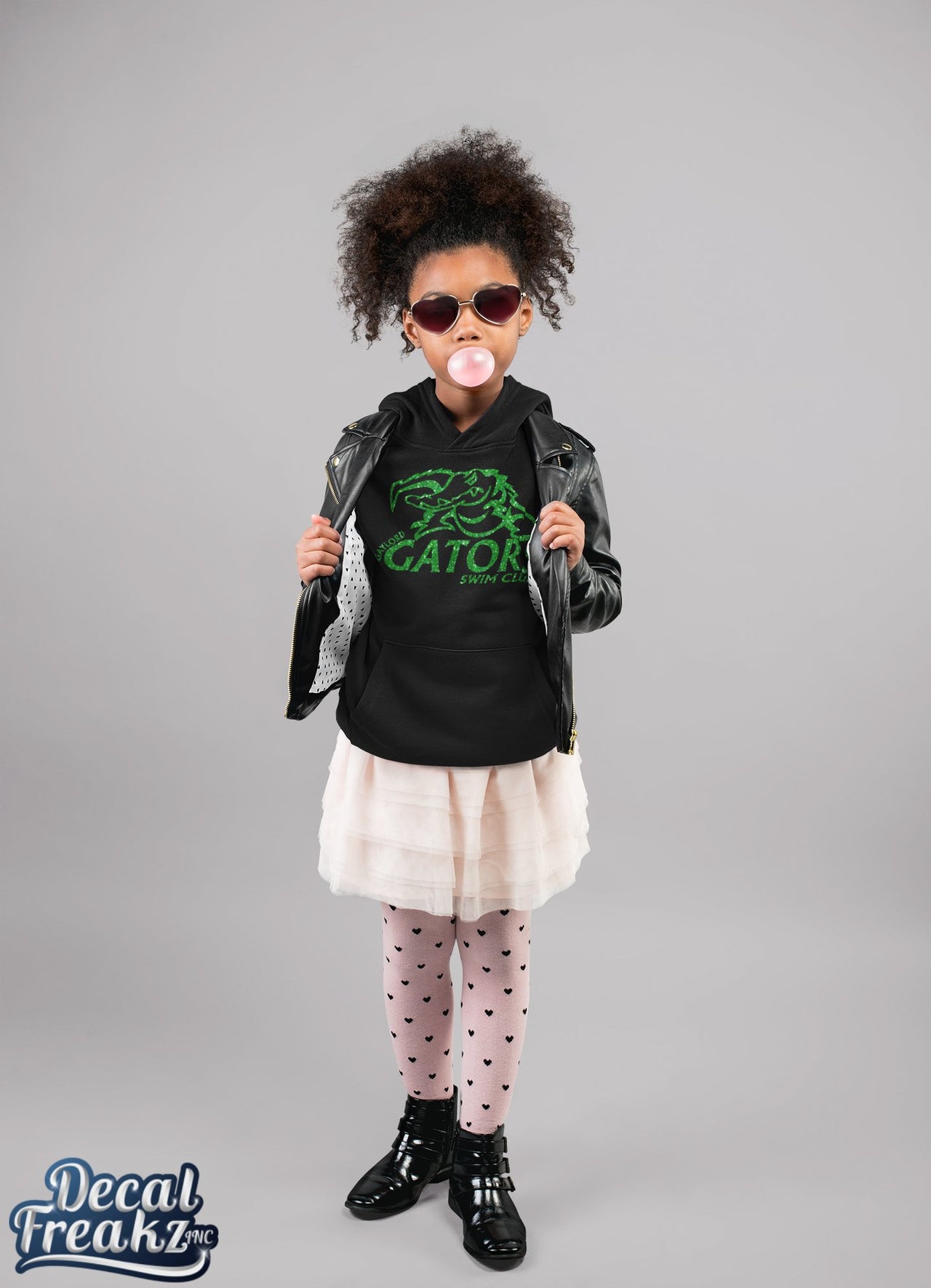 Gator Green Glitter Hoodie Youth & Adult