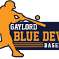 Gaylord Blue Devil Baseball Player Decal