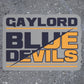 Gaylord Blue Devil Sliced Decal
