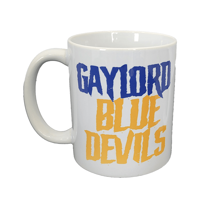 Gaylord Blue Devils 11oz coffee mug - DecalFreakz