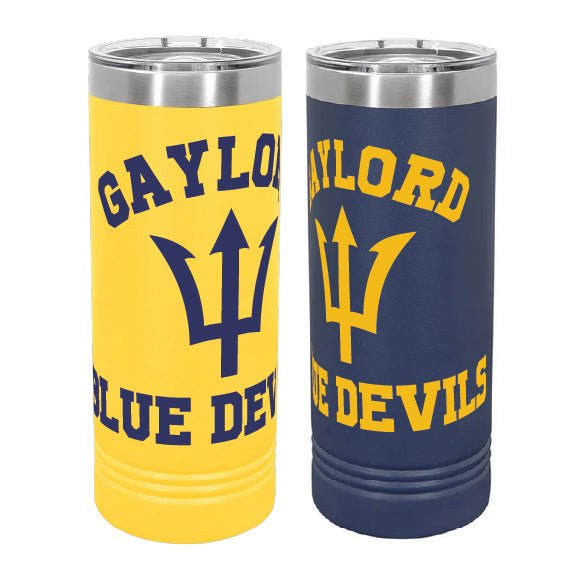 Gaylord Blue Devils 22oz Tumbler - DecalFreakz
