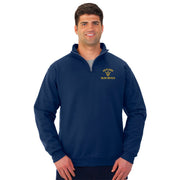 Gaylord Blue Devils Embroidered 1/4 Zip - DecalFreakz