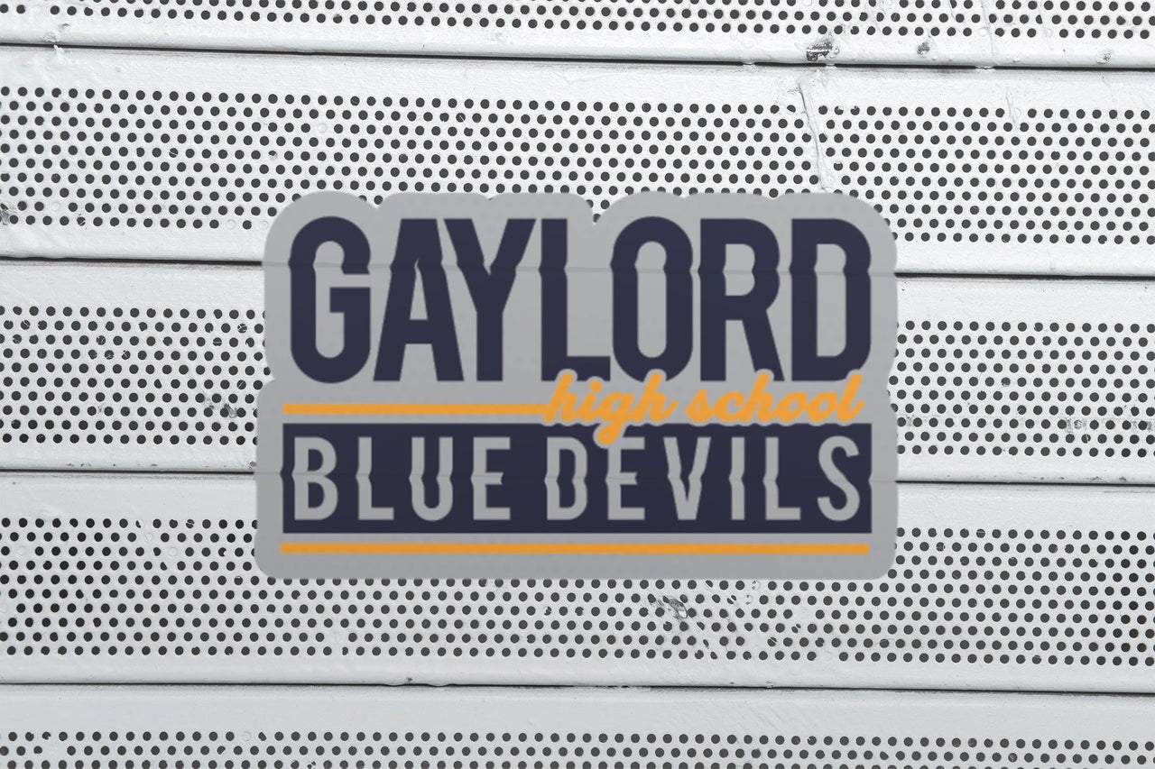 Gaylord Blue Devils High Decal