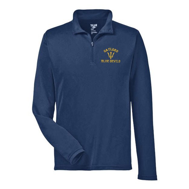 Gaylord Blue Devils Performance 1/4 - Zip (Youth & Adult) - DecalFreakz