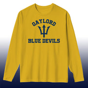 Gaylord Blue Devils Performance Long Sleeve(Youth and Adult) - DecalFreakz