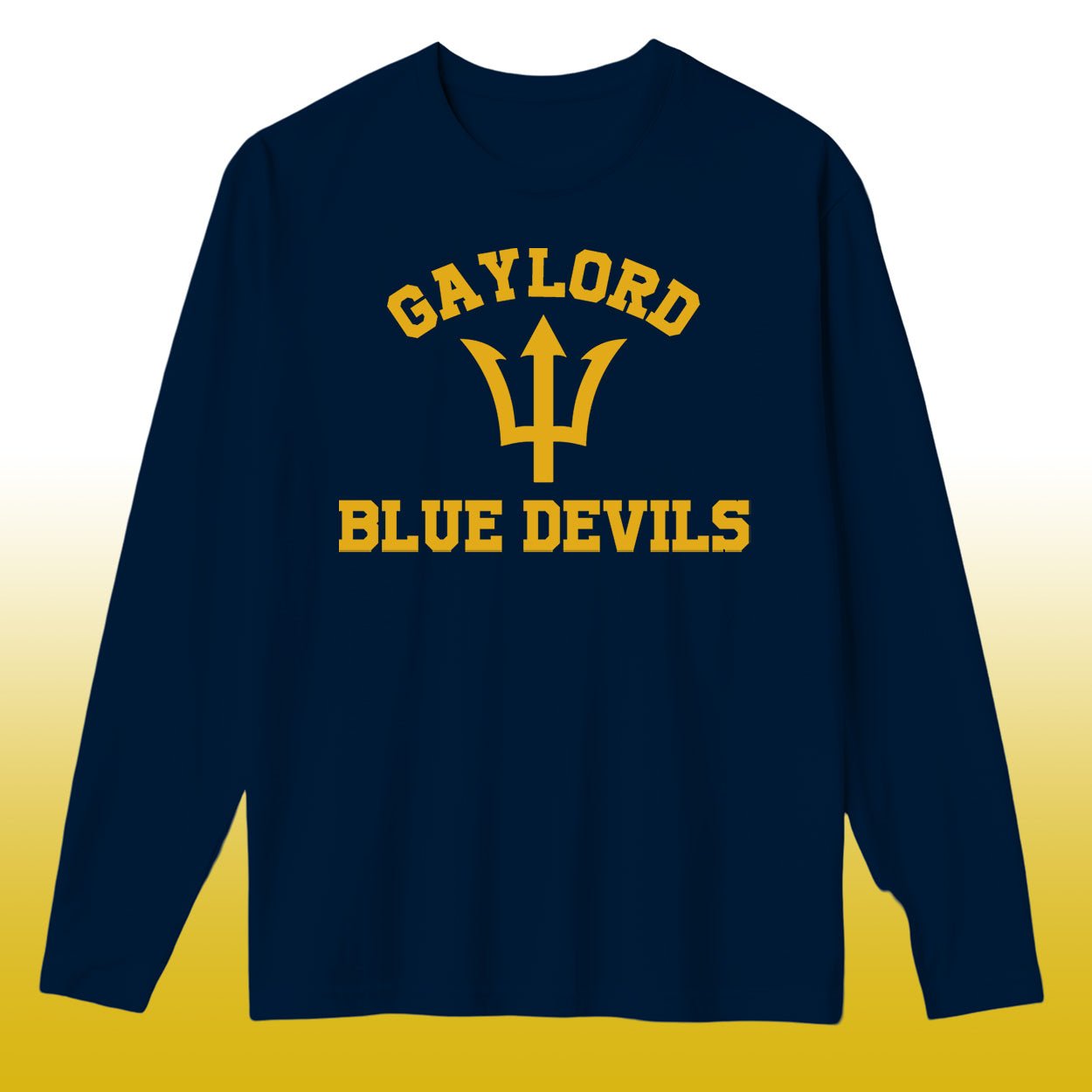 Gaylord Blue Devils Performance Long Sleeve(Youth and Adult) - DecalFreakz