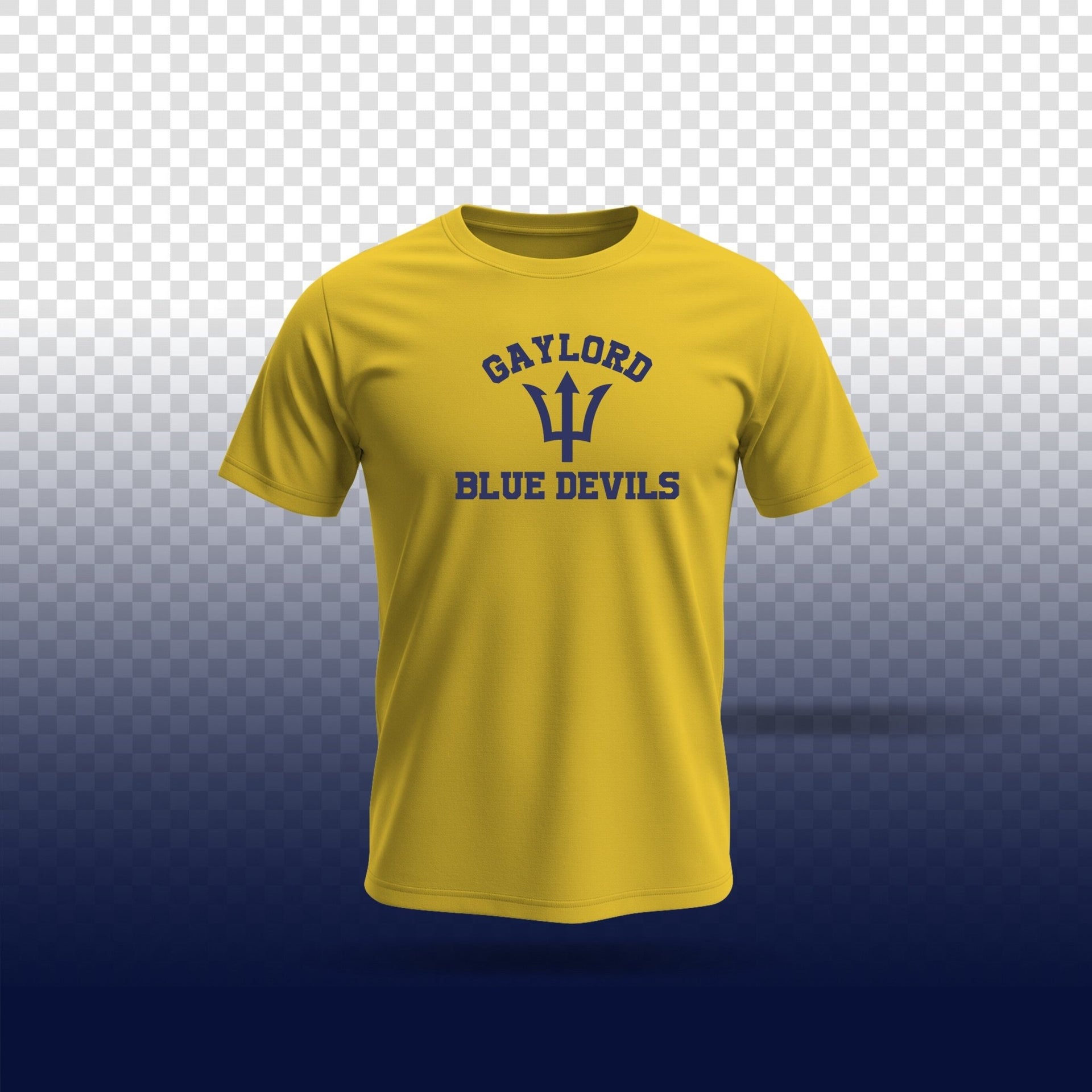 Gaylord Blue Devils Performance Tee Adult - DecalFreakz