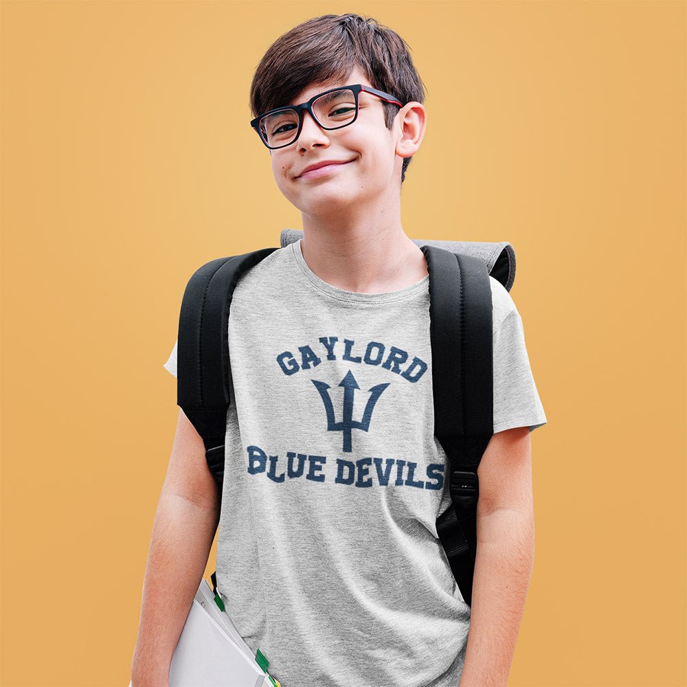 Gaylord Blue Devils Tee (Youth and Adult) - DecalFreakz