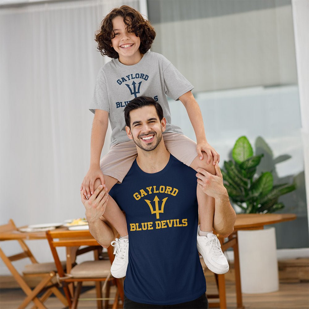 Gaylord Blue Devils Tee (Youth and Adult) - DecalFreakz