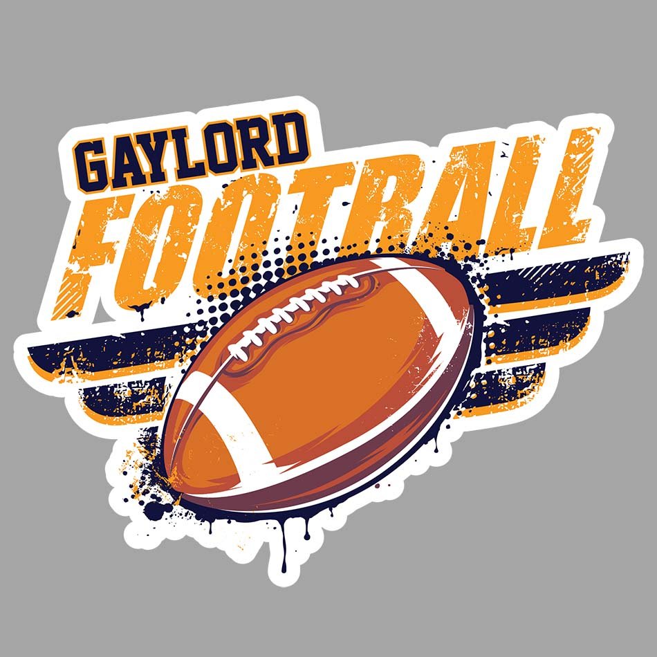 Gaylord Football Decal