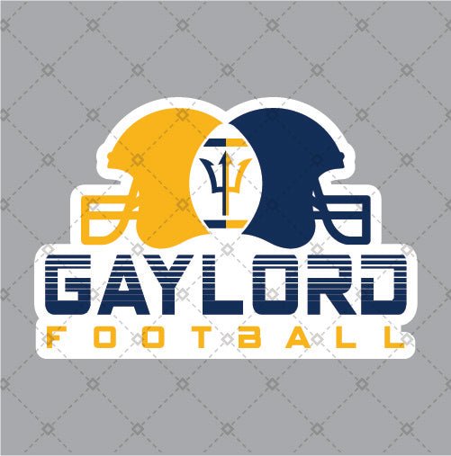 Gaylord Football Helmet Vs Sticker - DecalFreakz