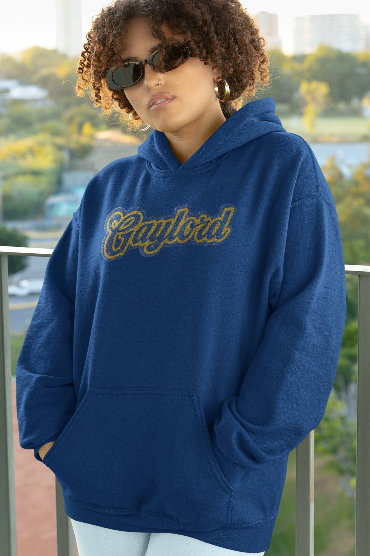 Gaylord Glitter Adult Hoodie