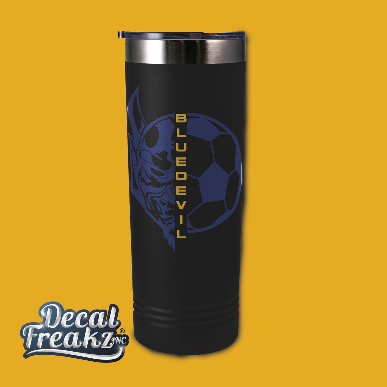 Gaylord Soccer 22oz Skinny Tumbler - DecalFreakz