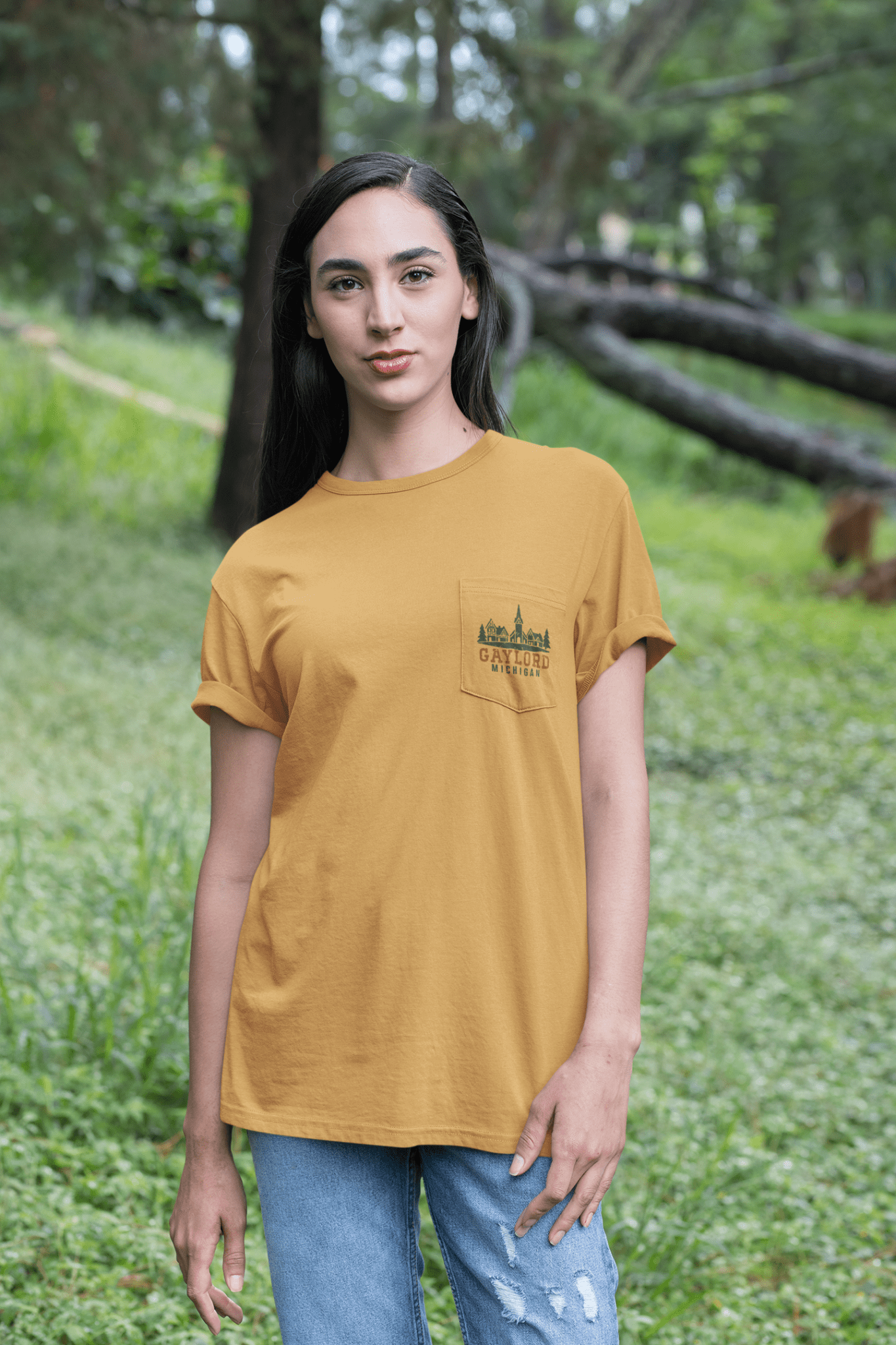 Gaylord Village Pocket Tee - DecalFreakz