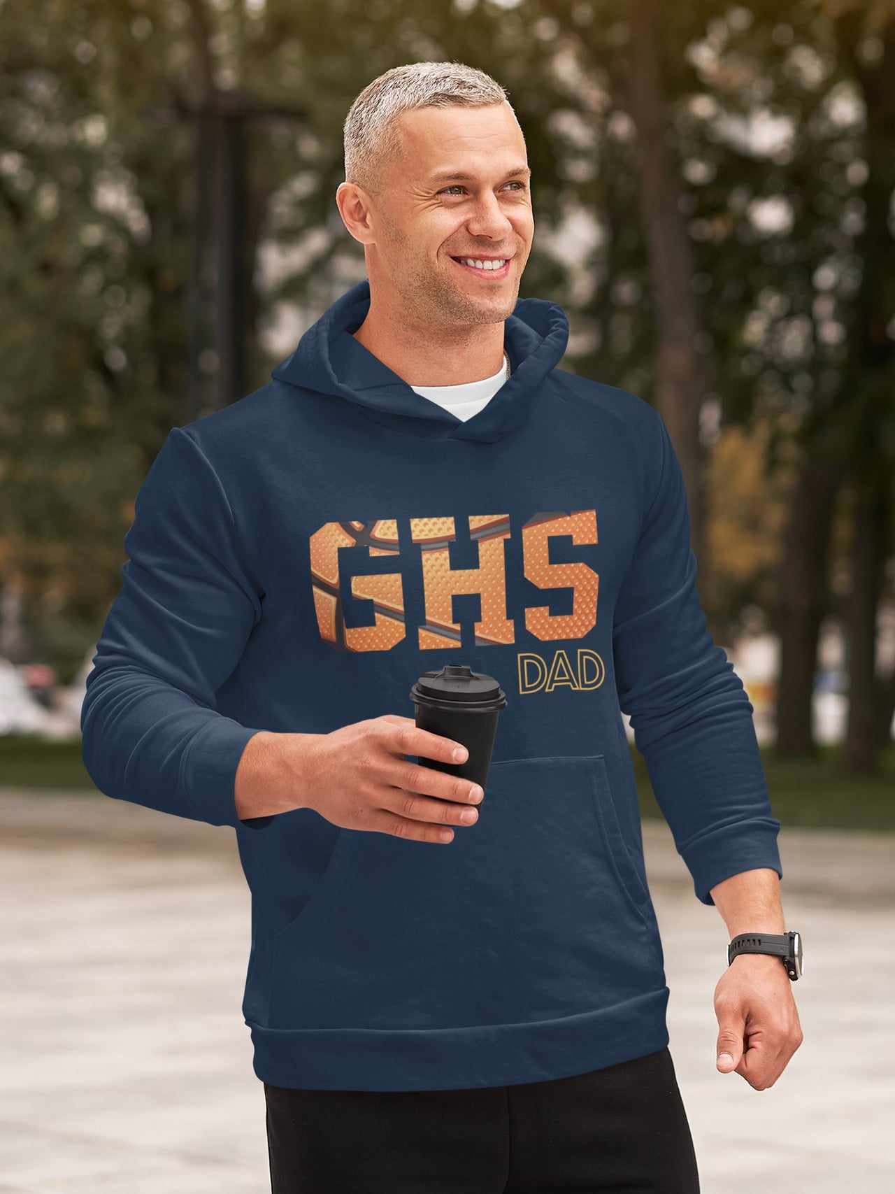 GHS Basketball Dad Hoodie