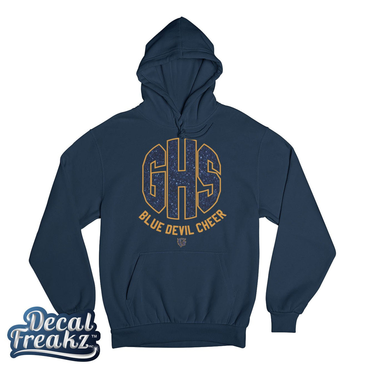 GHS Cheerleading Glitter Hoodie